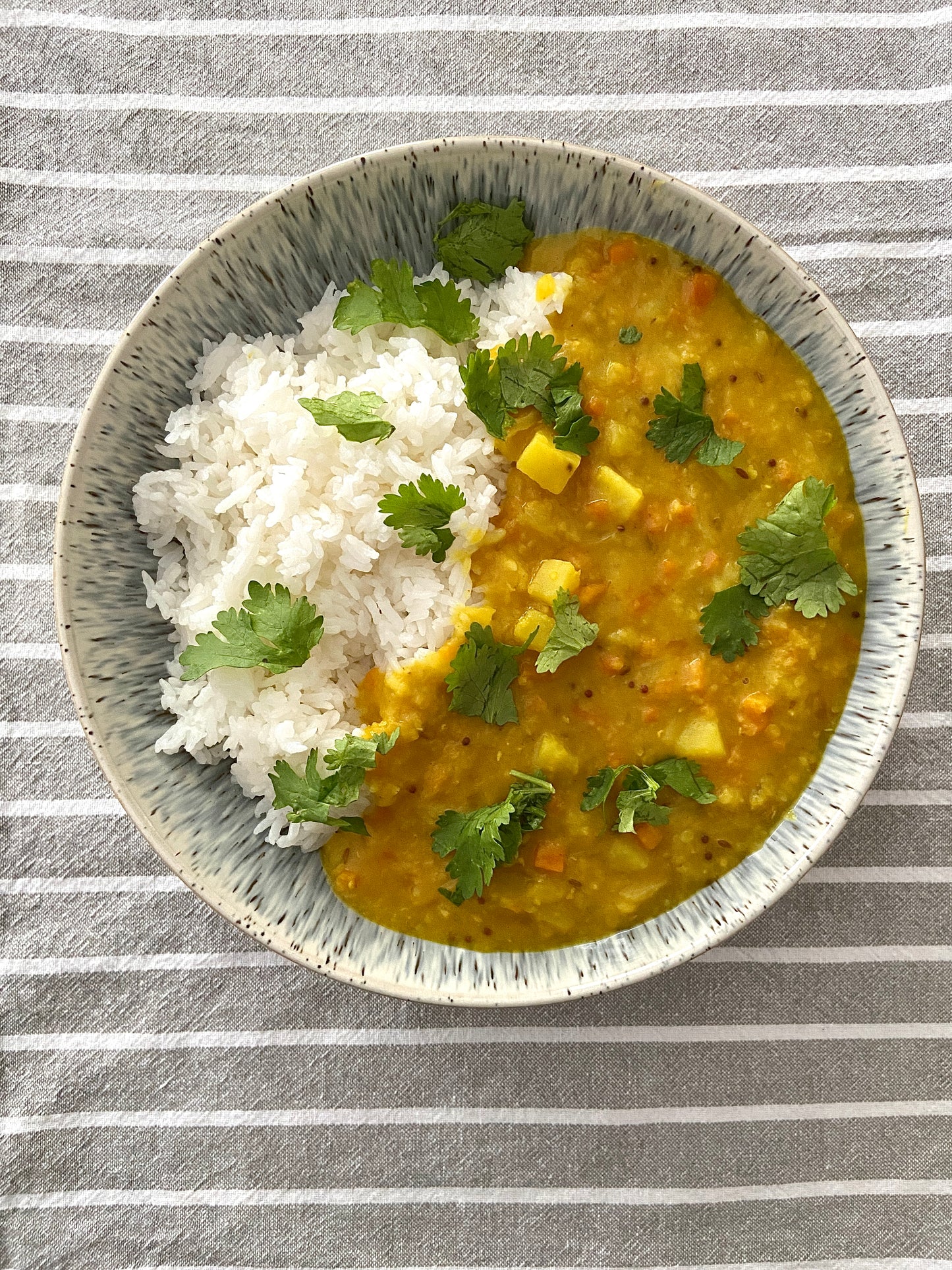 Red lentil dal