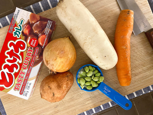 Daikon karē • Curry al ravanello bianco