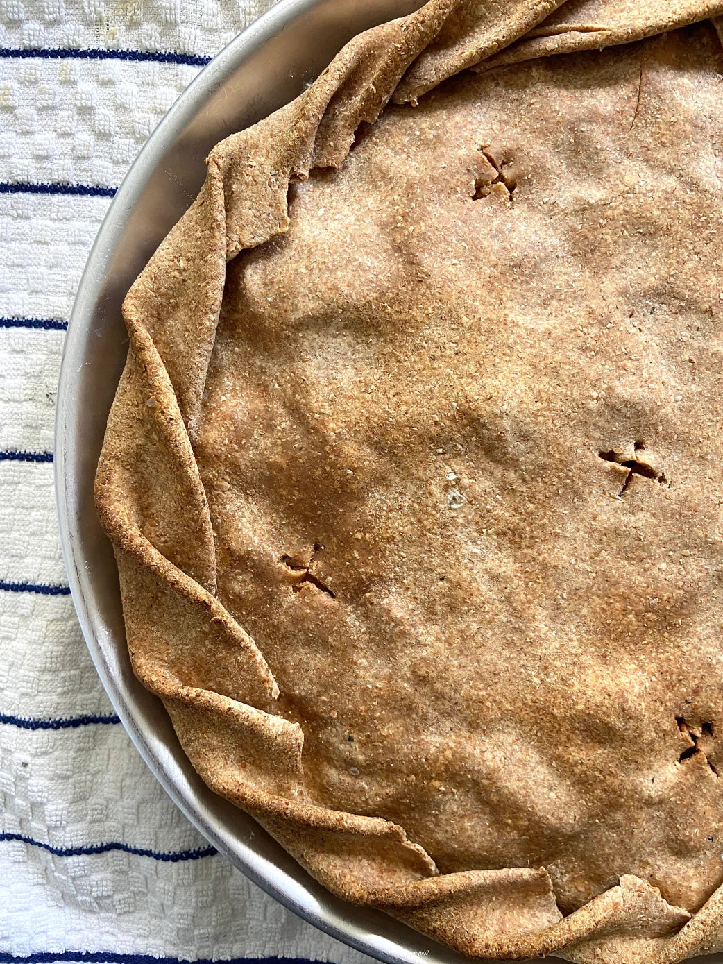 Savoury pumpkin tart