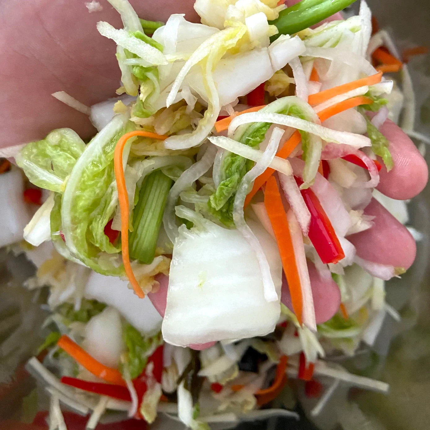 Non spicy white kimchi